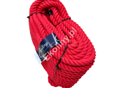 Lina bawełniana czerwona