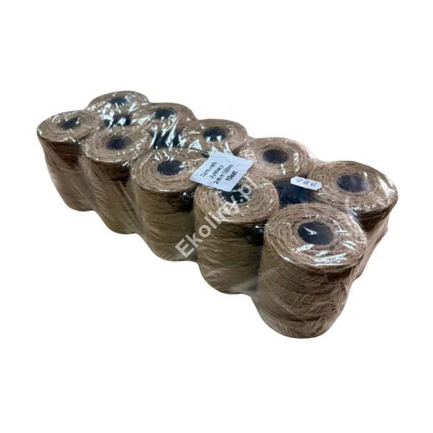 Jutegarn 2 mm - 100 Meter (10 Stück pro Packung)
