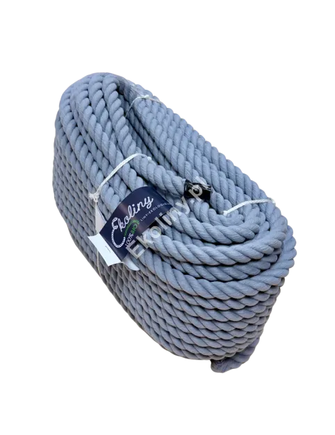 Baumwollschnur grau 24 mm - 50 Meter