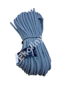 Lina bawełniana szara 14 mm - 50 metrów bieżących